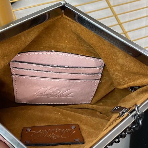 Patricia Nash Bags Patricia Nash Pink Asher Twisted Frame Clutch - Picture 13 of 13